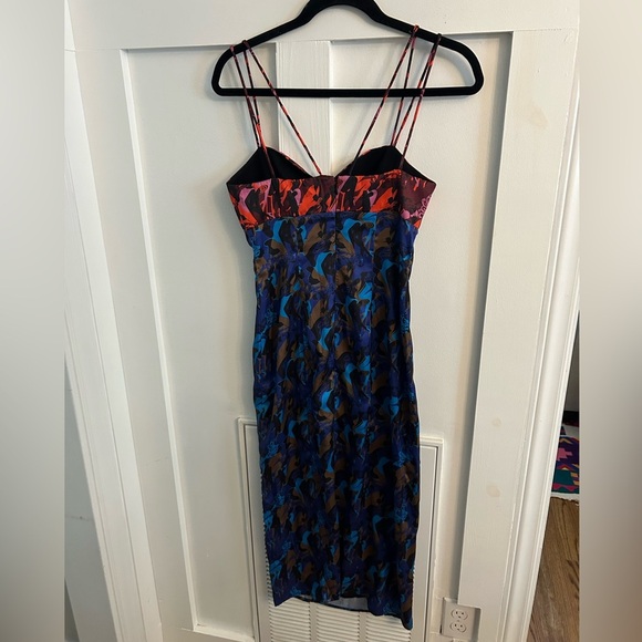 STAUD Plum Sapphire Sirens Sketching Dress - Picture 8 of 9